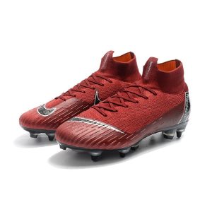 Kopačky Pánské Nike Mercurial SUPERFLY 6 ELITE SG-PRO Anti-Clog – Červené Černá